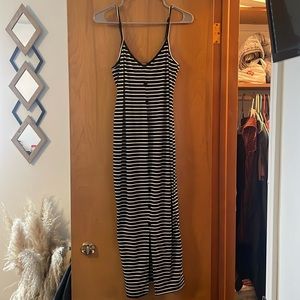 Striped bodycon dress